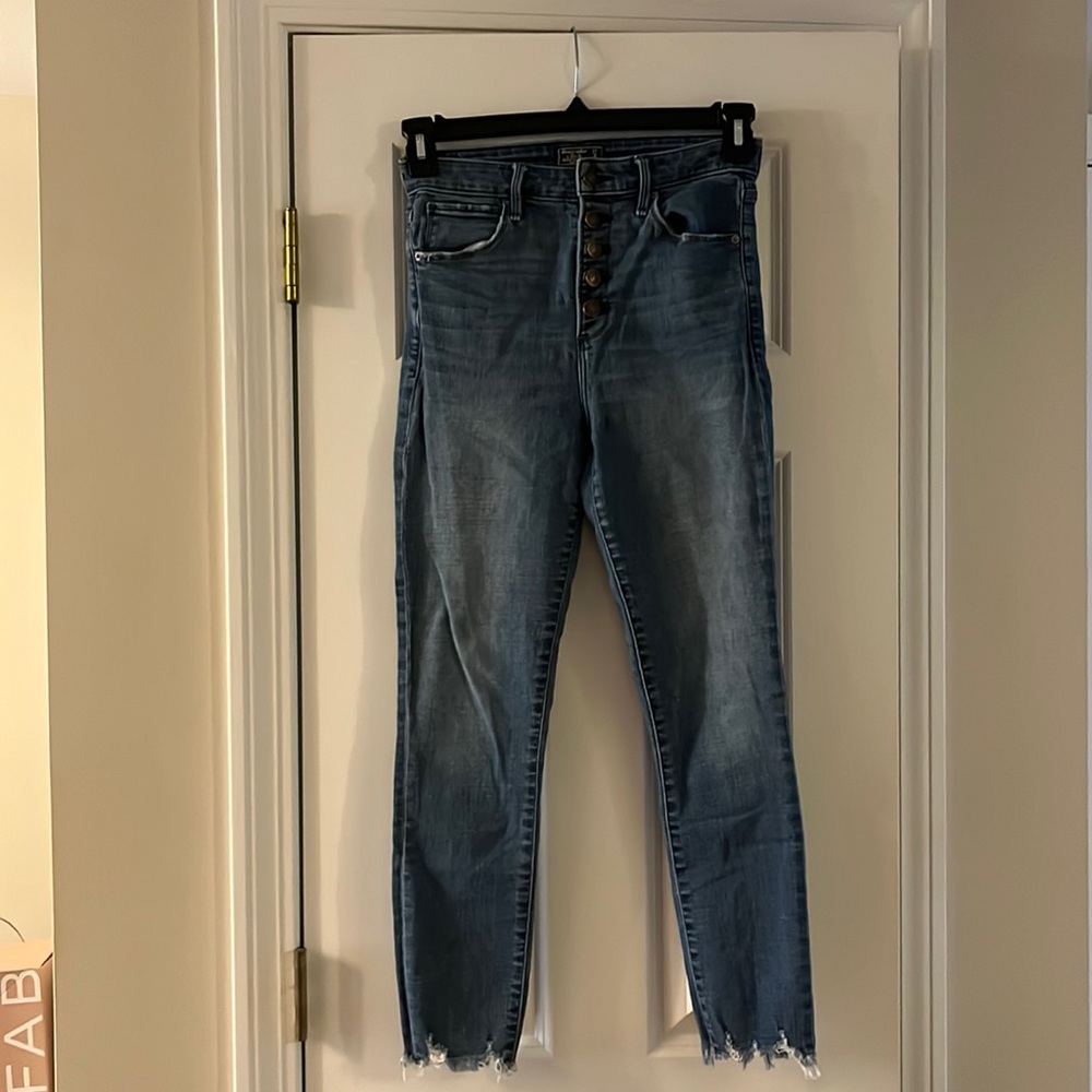 Abercrombie Simone High Rise Ankle Skinny Jean